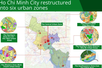 Ho Chi Minh City restructured into six urban zones