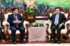 Deputy PM Nguyen Chi Dung meets top Lao leaders in Vientiane