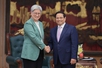 Prime Minister hosts Australian Foreign Minister Penny Wong