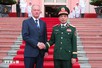 Defense minister holds talks with Secretary of Russian Security Council