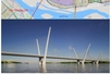 Four out of Ha Noi's seven new bridges over Red River are gradually taking shape