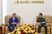 General Phan Van Giang receives U.S. Acting Secretary of the Navy Hung Cao