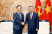 Top Vietnamese leader receives Korean minister