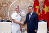 Top leader hosts reception for Admiral Samuel Paparo