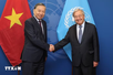 Top leader To Lam meets UN Secretary-General in New York