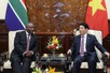 越南国家主席梁强与南非总统举行会谈