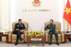 越南人民军总参谋长，国防部副部长阮新疆大将会见澳大利亚皇家海军司令