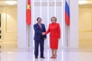范明政总理会见俄罗斯联邦委员会主席