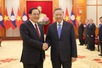 越共中央总书记、国家主席苏林会见老挝总理