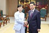 政府副总理、国防部长潘文江会见联合国副秘书长中满泉