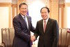 黎进珠副总理会见柬埔寨副总理孙占托