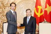 越南中央内政部部长黎明智会见中国驻越大使何炜