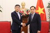 外交部部长黎怀忠会见印度驻越南大使