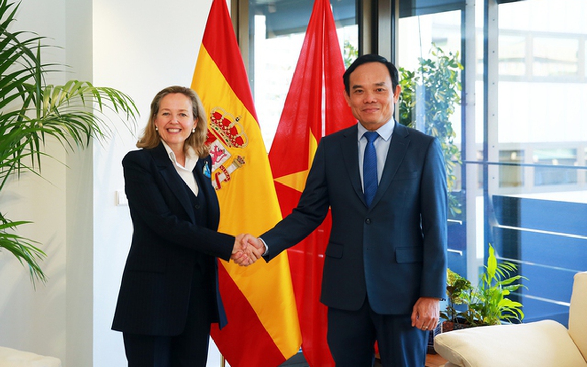 Chùm ảnh: Phó Thủ tướng Trần Lưu Quang thăm chính thức Tây Ban Nha