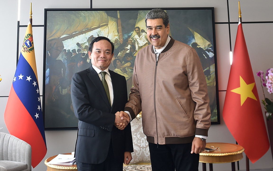 Chùm ảnh: Phó Thủ tướng Trần Lưu Quang thăm chính thức Venezuela
