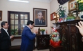 Thủ tướng Phạm Minh Chính dâng hương tưởng nhớ các đồng chí Phạm Hùng, Võ Văn Kiệt, Phan Văn Khải