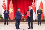 Việt Nam và Singapore thiết lập Quan hệ Đối tác kinh tế số-kinh tế xanh