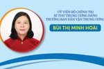 [INFOGRAPHICS] Tiểu sử tân Uỷ viên Bộ Chính trị Bùi Thị Minh Hoài