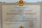 Chủ tịch nước truy tặng Huân chương Bảo vệ Tổ quốc hạng Ba cho quân nhân hy sinh khi chống bão số 3