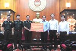 Tiếp nhận 10 tỷ đồng từ Quân ủy Trung ương, Bộ Quốc phòng ủng hộ đồng bào khắc phục hậu quả thiên tai