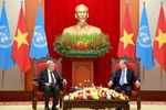Tổng Bí thư Tô Lâm tiếp Tổng Thư ký Liên Hợp Quốc Antonio Guterres