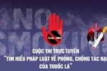 Phát động Cuộc thi trực tuyến 'Tìm hiểu Luật Phòng, chống tác hại của thuốc lá'