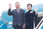 Tổng Bí thư Tô Lâm và Phu nhân lên đường thăm cấp Nhà nước tới Lào