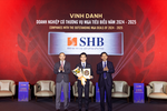 SHB là ‘Doanh nghiệp có thương vụ M&A tiêu biểu năm 2024-2025’