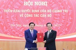 Trao Quyết định của Bộ Chính trị điều động, bổ nhiệm Phó Trưởng Ban Nội chính Trung ương