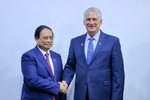 Thủ tướng Phạm Minh Chính hội kiến Bí thư thứ nhất, Chủ tịch nước Cuba