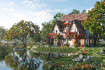 Đảo châu Âu - Eco Central Park: Du ngoạn 4 mùa hoa giữa lòng xứ Nghệ