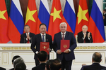 Tổng Bí thư, Chủ tịch nước Tô Lâm và Tổng thống Nga Vladimir Putin chứng kiến Lễ trao các văn kiện hợp tác