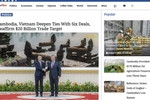 Cambodian media highlight outcomes of Vietnamese Prime Minister’s visit
