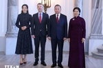 Top Vietnamese leader meets Danish King Frederik X and Queen Mary in Copenhagen