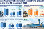 Viet Nam's aviation market serves over 110 million passengers in January-October as fleet grows