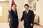 Deputy Prime Minister Le Tien Chau meets Japanese Foreign Minister Motegi Toshimitsu
