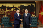 Permanent Deputy Prime Minister receives Lao Minister of Agriculture and Environment