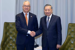 To Lam hosts reception for Australia's Special Envoy for Southeast Asia