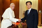 Thủ tướng Nguyễn Tấn Dũng hội kiến Giáo hoàng Francis