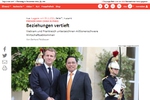 Báo Đức: VN và Pháp ký hiệp định kinh tế trị giá hàng triệu euro