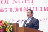 Thủ tướng chủ tr&#236; Hội nghị th&#250;c đẩy động lực tăng trưởng đầu tư c&#244;ng năm 2025