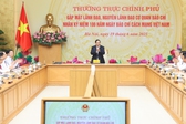 Thủ tướng chủ tr&#236; cuộc gặp mặt Thường trực Ch&#237;nh phủ với l&#227;nh đạo, nguy&#234;n l&#227;nh đạo c&#225;c cơ quan b&#225;o ch&#237;