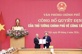 Công bố Quyết định điều động, bổ nhiệm đồng chí Đôn Tuấn Phong giữ chức Phó Chủ nhiệm Văn phòng Chính phủ