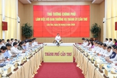 Thủ tướng Lê Minh Hưng làm việc với Ban Thường vụ Thành ủy Cần Thơ