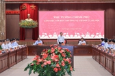 Thủ tướng Lê Minh Hưng làm việc với Ban Thường vụ Thành ủy Hà Nội