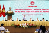 Nghị quyết phiên họp Chính phủ thường kỳ tháng 6/2026 và Hội nghị Chính phủ với địa phương