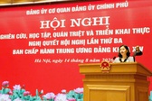 Đảng ủy cơ quan Đảng ủy Chính phủ quán triệt, triển khai Nghị quyết Hội nghị Trung ương 3, khóa XIV