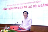 Ph&#225;t huy hơn nữa vai tr&#242;, vị tr&#237; của c&#225;c Cổng TTĐT bộ, ng&#224;nh