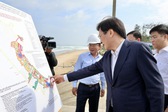 Bộ trưởng, Chủ nhiệm VPCP Trần Văn Sơn khảo sát dự án khu đô thị tại Quảng Ngãi