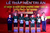 Đo&#224;n Thanh ni&#234;n Ch&#237;nh phủ tri &#226;n kỷ niệm 78 năm ng&#224;y Thương binh - Liệt sĩ